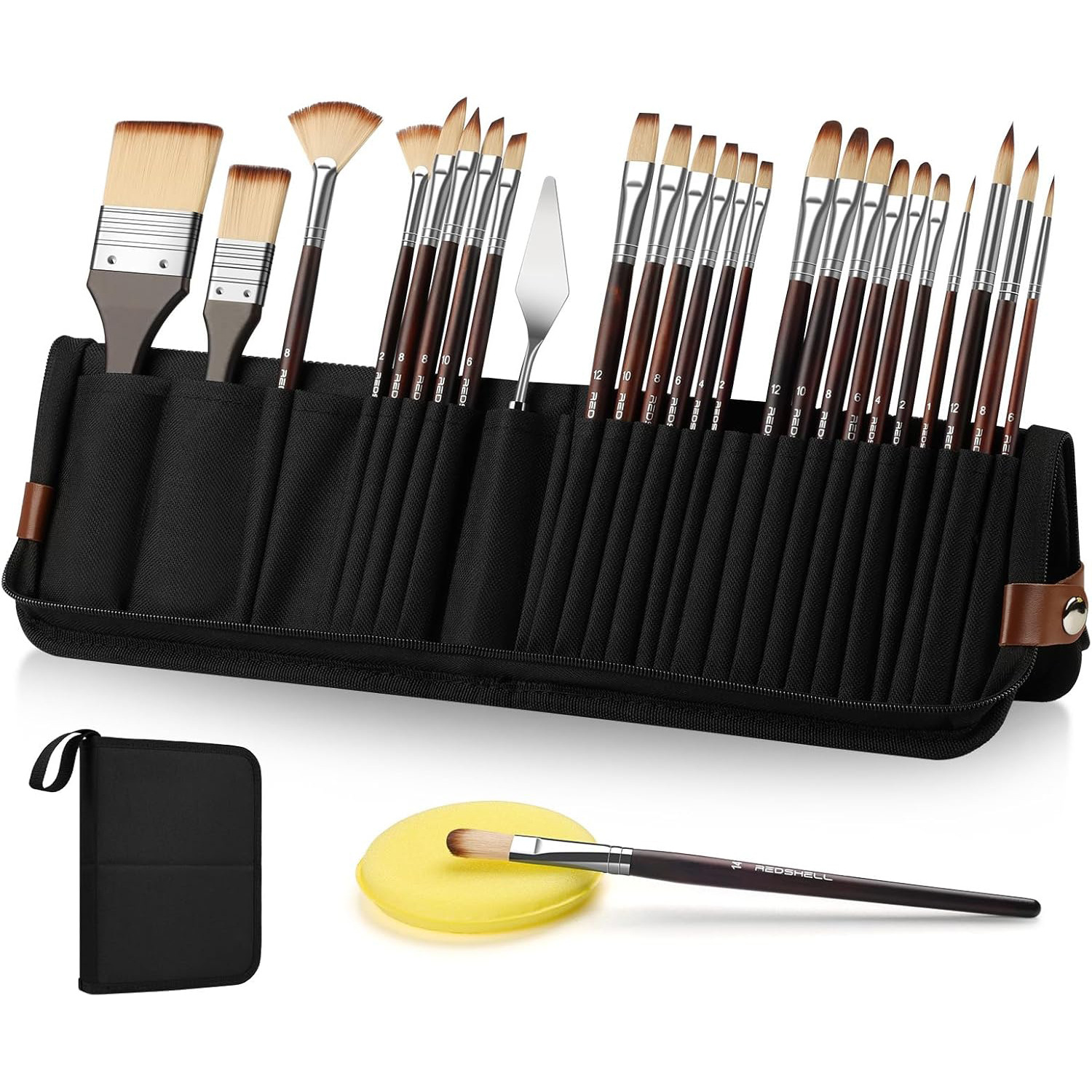 Model Kit Acrylic Paint - BOMEIJIA 26-delige nylon penselenset voor aquarel