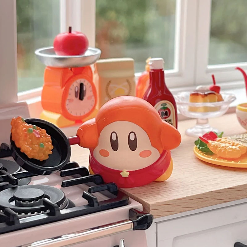 Model Kitchen Set Pvc - ReMent Kirby Kitchen Blind Box Leuke