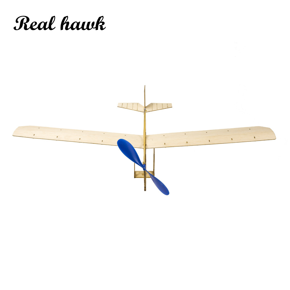 Model Kit Simulator - STEM rubberen band aangedreven vliegtuigkit, doe-het-zelf