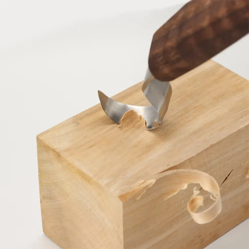 Hobby Knife Blade - ‌ 1PC professionele houtsnijmessenset met gebogen