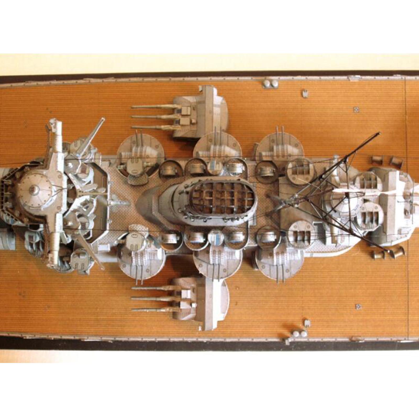 Model Kit Yamato - 1pc WW2 Yamato Marine Schip Puzzel