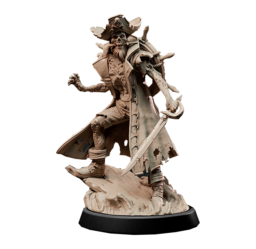 Model Kit Zombie - 1/24 75Mm 1/18 100Mm Resin Model