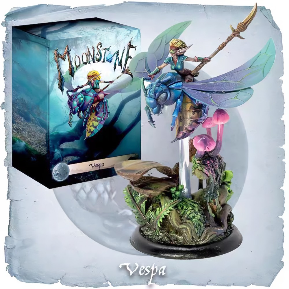 Model Kit Vespa - modelbouwset harskit MoonStone Fairy Vespa ongemonteerd