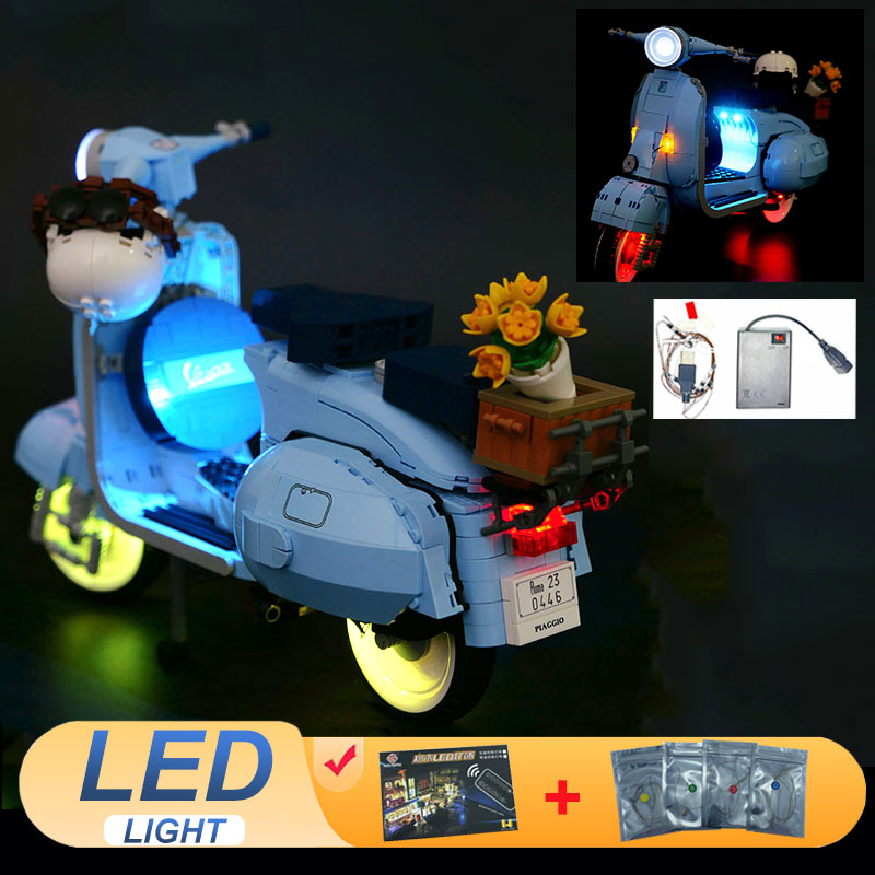 Model Kit Vespa - LED-lichtset voor LEGO 10298 Roman Holida