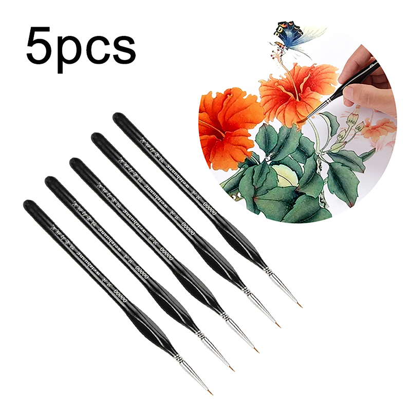 5 Stuks Precisie Fijne Punt 00 - Model Kit Acrylic Paint recensie en prijs