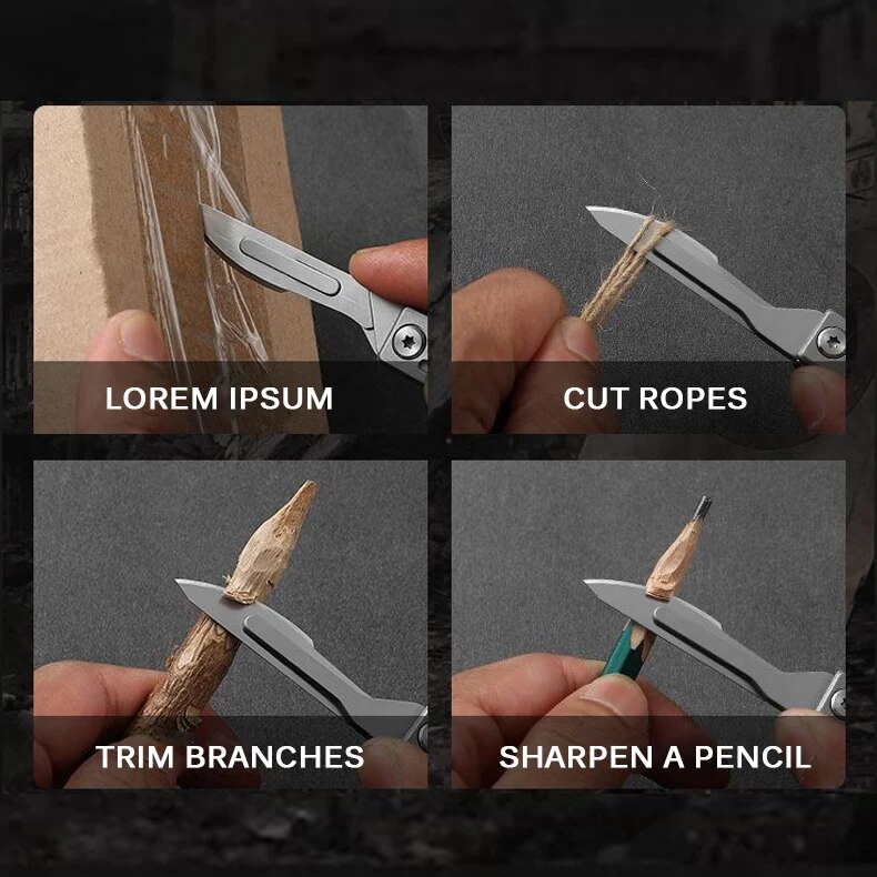 Zakmes roestvrijstalen zakmes  - Hobby Knife Blade recensie en prijs