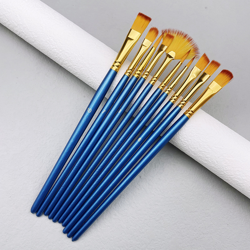 10 stks/set Nylon Haar Houten  - Model Kit Acrylic Paint recensie en prijs