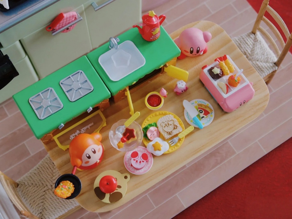 RE-MENT Kirby Kitchen Miniatuu - Model Kitchen Set Pvc recensie en prijs