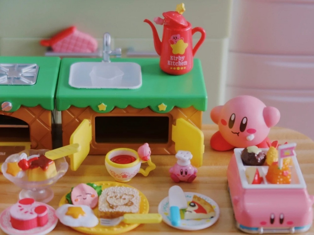 RE-MENT Kirby Kitchen Miniatuu - Model Kitchen Set Pvc recensie en prijs