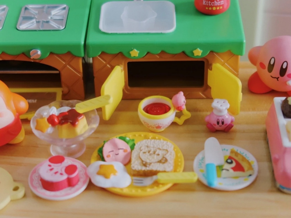 RE-MENT Kirby Kitchen Miniatuu - Model Kitchen Set Pvc recensie en prijs