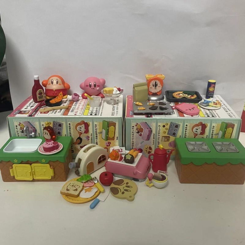 Boxed 8 stks/set Anime Kirby K - Model Kitchen Set Pvc recensie en prijs