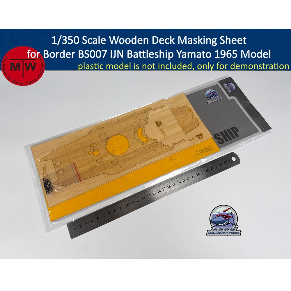 1/350 Schaal Houten Dek Masker - Model Kit Yamato recensie en prijs