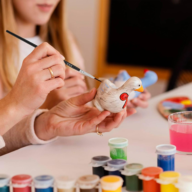30 stuks kleine detailverfbors - Model Kit Acrylic Paint recensie en prijs
