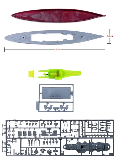 30CM Trumpeter Monteren Model  - Model Kit Yamato recensie en prijs