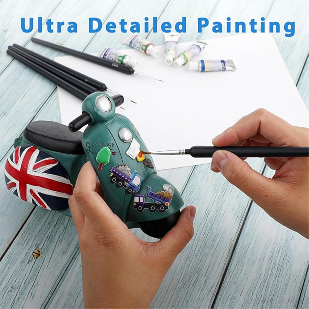5/11-delige penselenset, kunst - Model Kit Acrylic Paint recensie en prijs