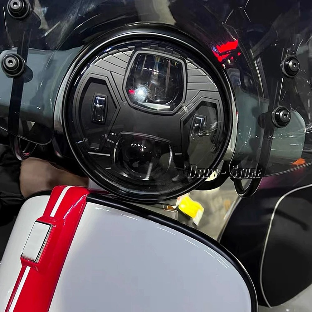 LED Koplamp Montage Zwart Chro - Model Kit Vespa recensie en prijs